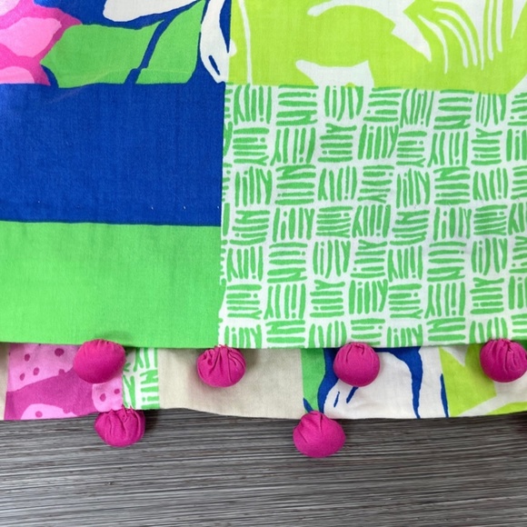 LILLY PULITZER HALTER DRESS WITH POM POMS-SIZE 6 - Picture 5 of 8